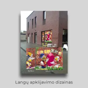 Langų apklijavimo dizainas